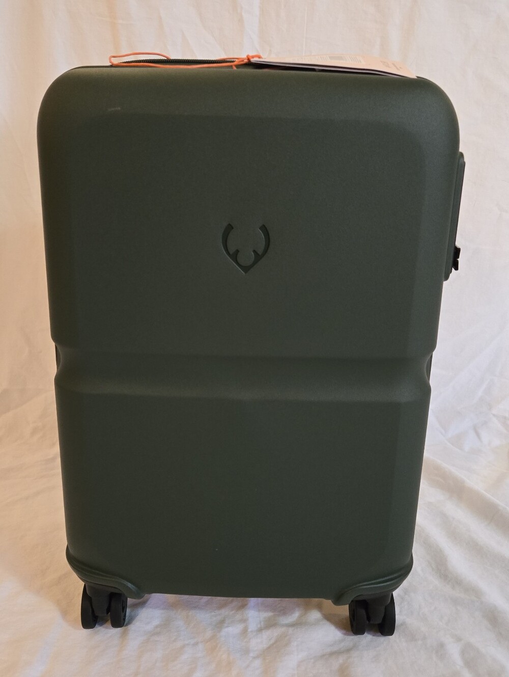 NWT Antler Single Stripe Expandable Carry-on Spinner Antler Green